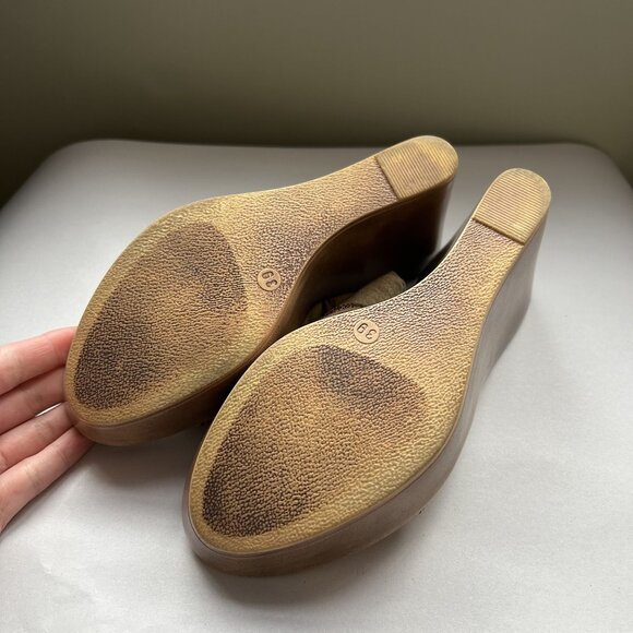 Embellished Platform Wedge Heel Wedges Sandals Women's Size 7.5** - Picture 7 of 8